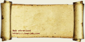 Irena Vranjković vizit kartica